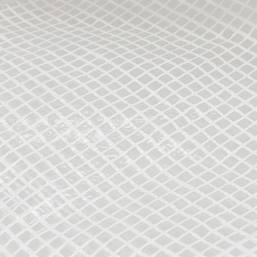 Plandeka 3x5m 100g/m2 gruba płachta ochronna biała, transparentna