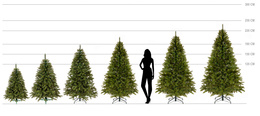 Choinka sztuczna 125 cm świerk kaukaski