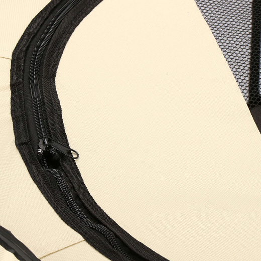 Kojec uniwersalny dla psa i kota 81 cm składana klatka beżowo-szary