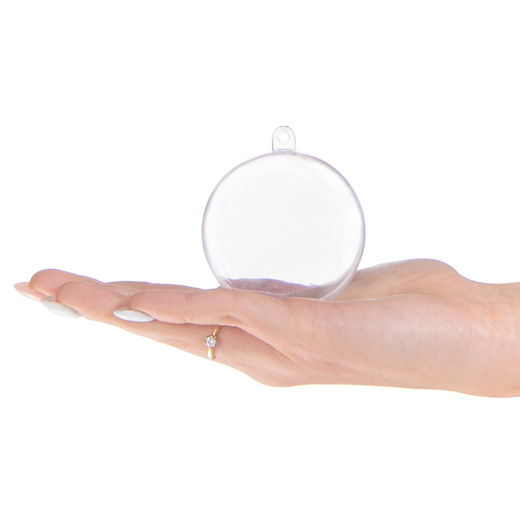 Bombka akrylowa 6cm kula plastikowa decoupage