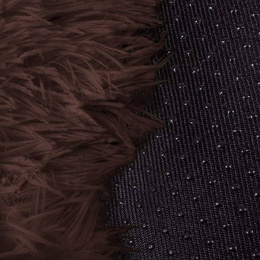 Legowisko dla kota 90cm, pluszowe posłanie brązowy