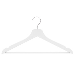 Wieszaki na ubrania drewniane zestaw 30 szt. białe