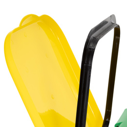 Stelaż na trzy worki do segregacji odpadów, stojak z pokrywami na śmieci