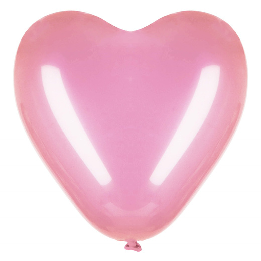 Balony serca na walantynki, urodziny 50 szt. różowe serduszka