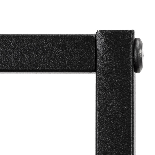 Półka ścienna, potrójna uniwersalna 57,5x21x50 cm wisząca, czarna