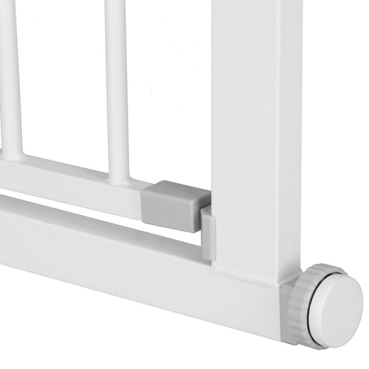 Bramka zabezpieczająca barierka rozporowa 76-120 cm biała