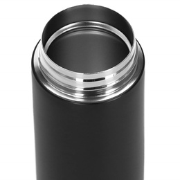 Kubek termiczny 420 ml ze stali nierdzewnej na kawę herbatę, z wyświetlaczem temp. czarny