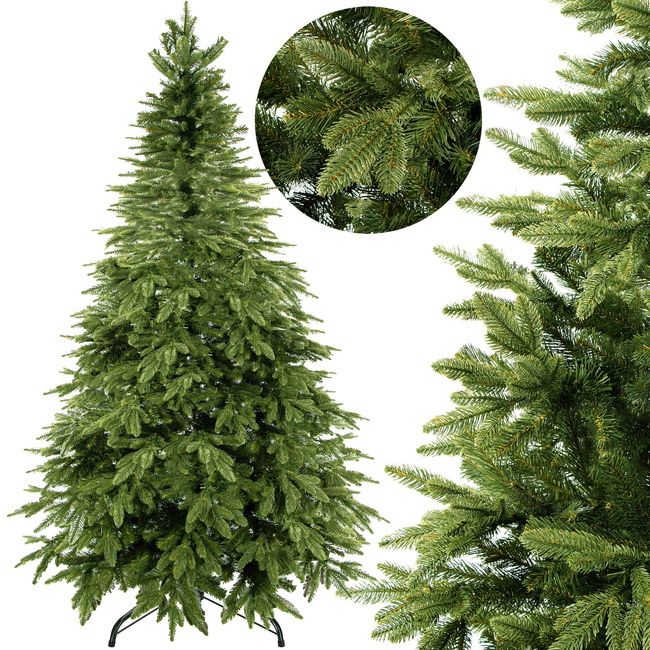 Choinka sztuczna premium 220 cm świerk PE