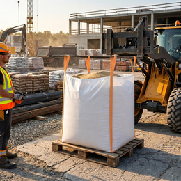 Big Bag worek 500 kg mocny na gruz kontener biały