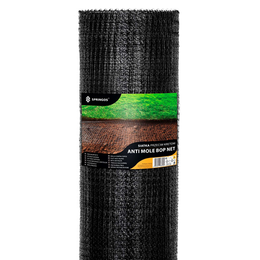 Siatka na krety 2 m x 200 m przeciw kretom, nornicom 45g/m2
