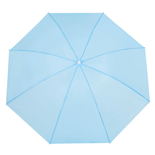 Parasol plażowy 160 cm ogrodowy, przeciwsłoneczny UPF50+ składany, łamany na balkon, taras, błękitny