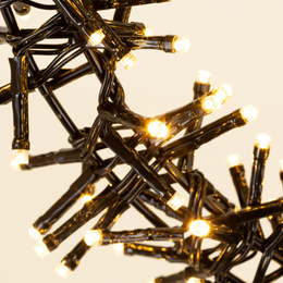 Wieniec świetlny 40 cm stroik świateczny na drzwi 300 LED ciepły biały