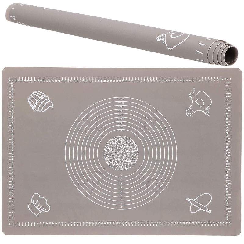 Silikonowa stolnica 65x45cm z podziałką do ciasta