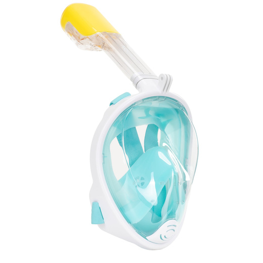 Maska do nurkowania L/XL pełnotwarzowa, z rurką, AntiFog, DryTop do snorkelingu regulowana