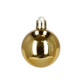 Bombki choinkowe 40 szt. zestaw dekoracji świątecznych, nietłukące, złote