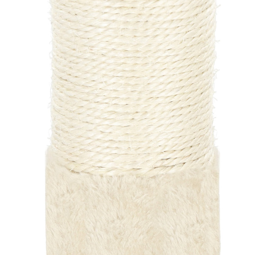 Drapak dla kota sufittowy sizal słupek 240 - 265 cm kremowy