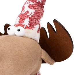 Świąteczny renifer 54-70 cm z teleskopowymi nóżkami ozdoba pod choinkę figurka