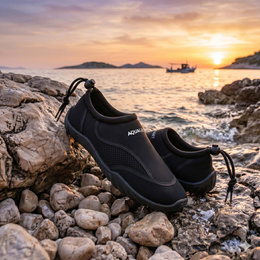 Buty do wody męskie rozm. 46 szybkoschnące buty na plażę, do pływania czarne
