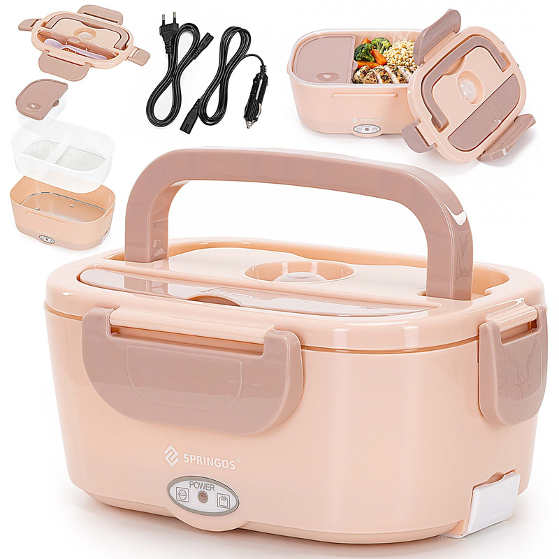 Pojemnik na żywność, podgrzewany Lunchbox elektryczny 1,5 l termos obiadowy