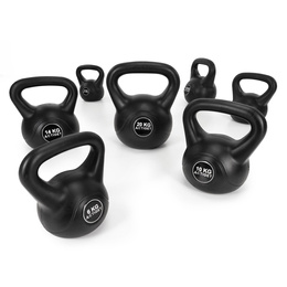Kettlebell 12 kg odważnik, hantla do ćwiczeń ABS kula do treningu siłowego, czarny