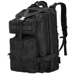 Plecak trekkingowy, turystyczny 35 l wojskowy czarny