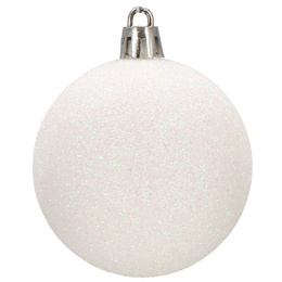 Bombki choinkowe 100 szt. biały zestaw choinkowy