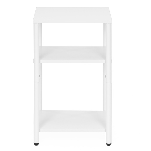 Szafka nocna, stolik z półkami do sypialni 35x31x59 cm nakastnik, biały