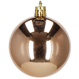 Bombki choinkowe 31 szt. ozdoby świąteczne rose gold zestaw