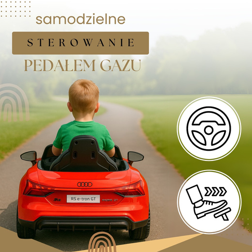 Auto na akumulator Audi samochód elektryczny dla dzieci zabawka jeździk na pilota