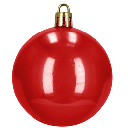 Bombki choinkowe 100 szt. zestaw dekoracji świątecznych nietłukące, czerwone