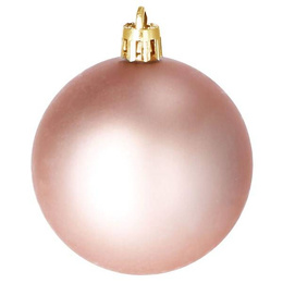 Bombki choinkowe 51 szt. ozdoby świąteczne zestaw rose gold 