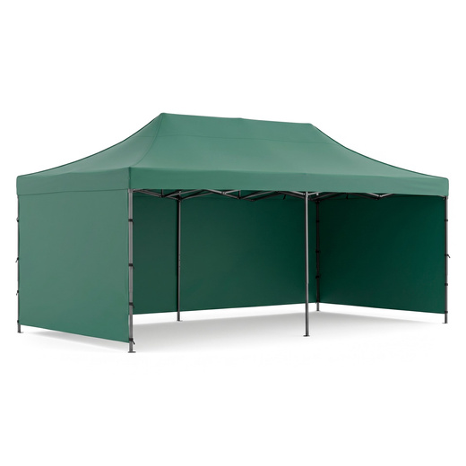 Namiot handlowy 3x6 m ogrodowy, pawilon na imprezy, catering zielony