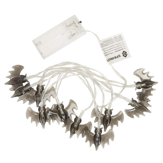 Lampki na Halloween nietoperze girlanda łańcuch świetlny 10 LED