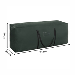 Pokrowiec do przechowywania choinki, torba 125x50x40 cm zielony