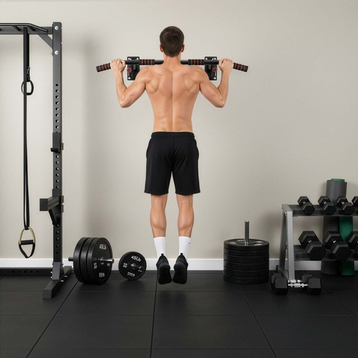 Drążek do podciągania, mocowany do ściany 250 kg stalowy uchwyt do ćwiczeń