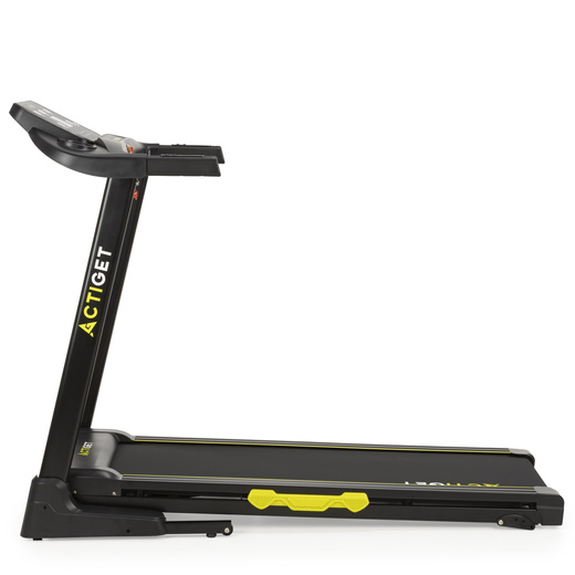 Bieżnia elektryczna, domowa 16 km/h z nachyleniem składana z aplikacją i czujnikami PRO