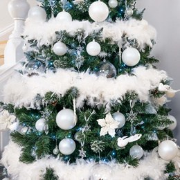 Zawieszki choinkowe kryształki sopelki na choinkę 13 cm ozdoby choinkowe 10 szt.