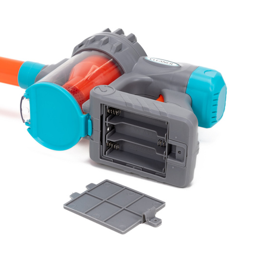 Odkurzacz dziecięcy, pionowy, ręczny na baterie, zabawka dla dzieci interaktywna z dźwiękiem