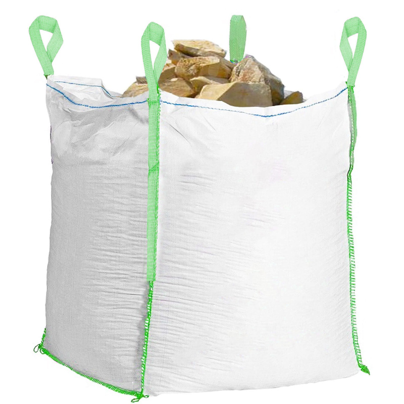 Big Bag worek 1000 kg mocny na gruz 120x90x90 cm kontener z uchwytami biały