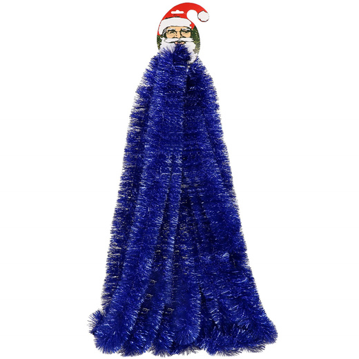 Łańcuch na choinkę 6m granatowy, girlanda choinkowa, średnica 7cm