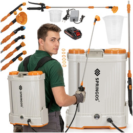 Opryskiwacz elektryczny do roślin 16l spryskiwacz ogrodowy, akumulatorowy 