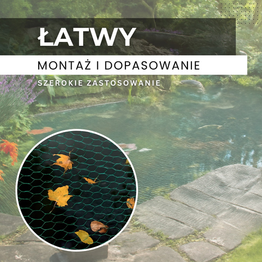 Siatka na ptaki zabezpieczająca ochronna 4x5m zielona