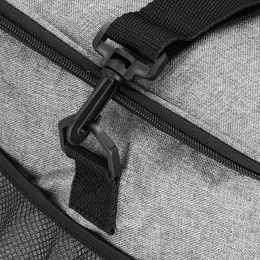 Torba termiczna 42x28x32 cm kosz termiczny piknikowy na jedzenie szary