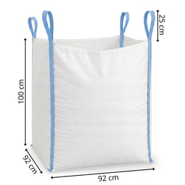 Big Bag worek 1000 kg mocny na gruz kontener biały