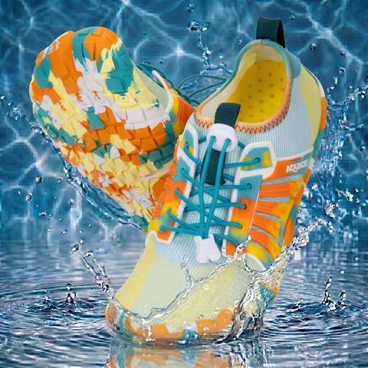 Buty do wody damskie rozm. 39 szybkoschnące buty na plażę, do pływania multikolor