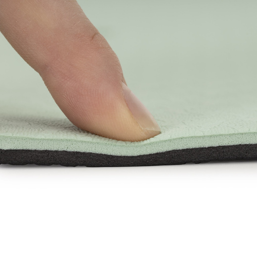 Mata do jogi, ćwiczeń fitness 183x61 cm antypoślizgowa, materac do stretchingu miętowy