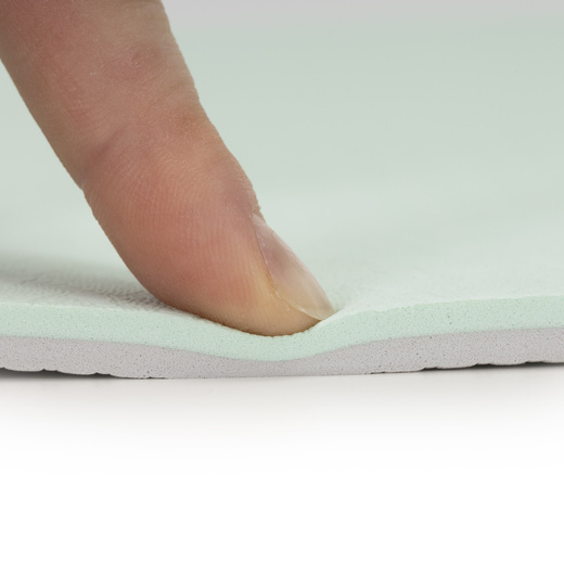 Mata do jogi, ćwiczeń fitness 183x61 cm antypoślizgowa, materac do stretchingu, miętowy