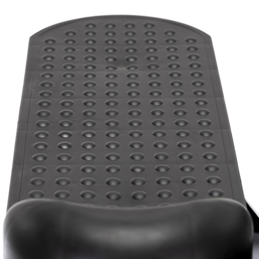 Stepper prosty do ćwiczeń z linkami i licznikiem, trening cardio, fitness czarny