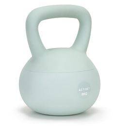 Kettlebell miękki 8 kg kula odważnik hantla ciężar do ćwiczeń fitness, turkusowy