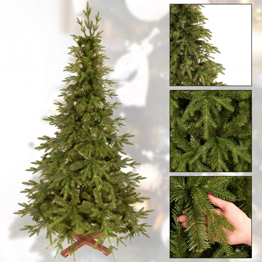 Choinka sztuczna 180 cm świerk himalajski jak żywy PE Royal Trees premium drzewko świąteczne
